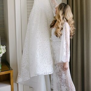 Floor length Bridal Robe